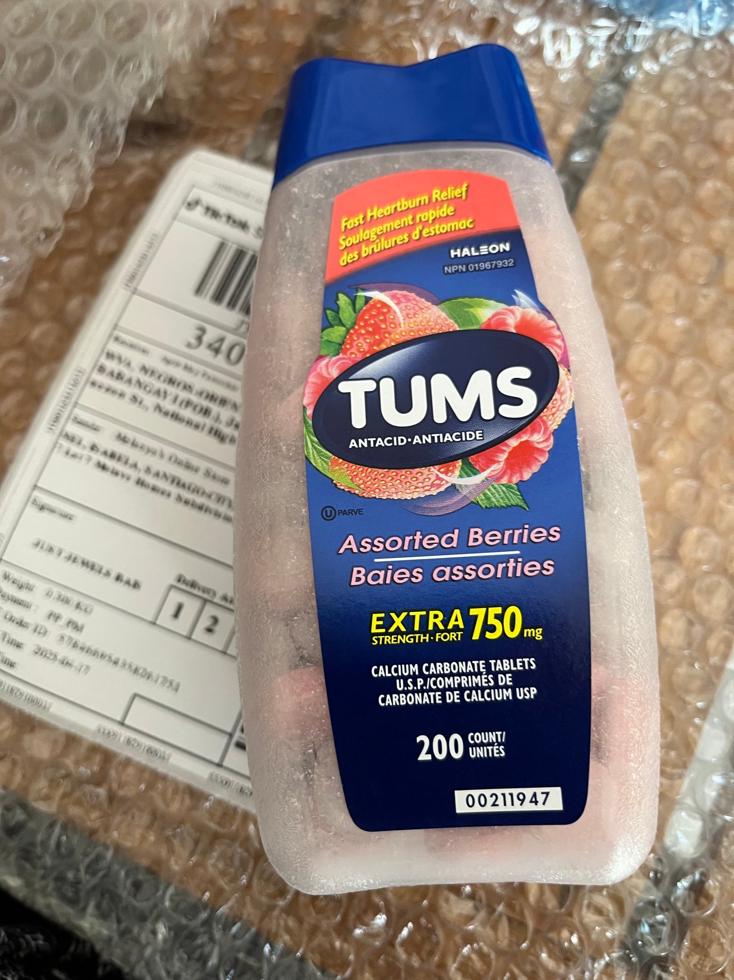 TUMS antacid