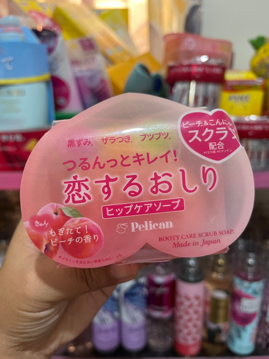Pelican booty care scrub soap from Japan