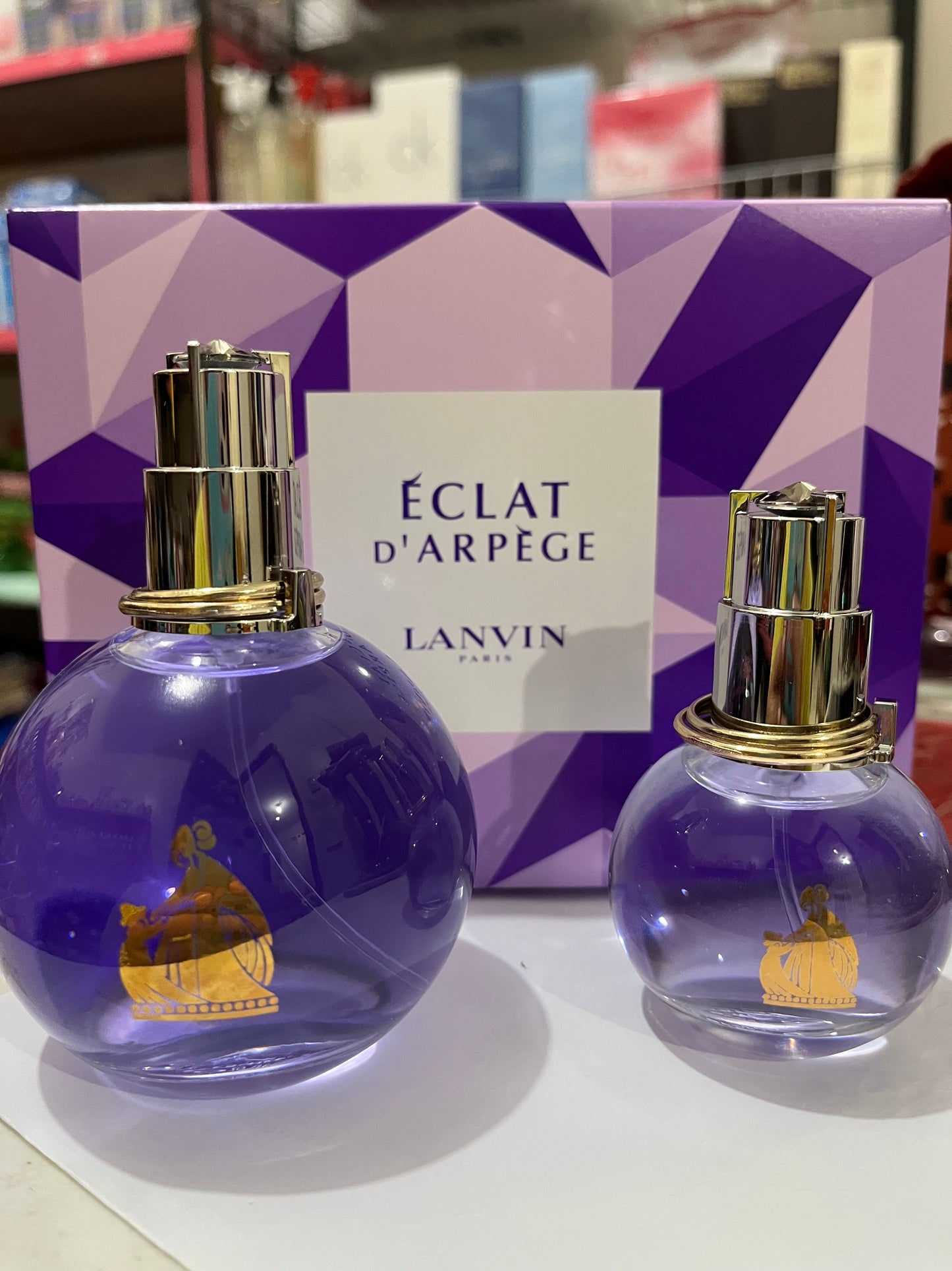Eclat perfume (available as solo 100ml or set 100ml plus 30ml mini)