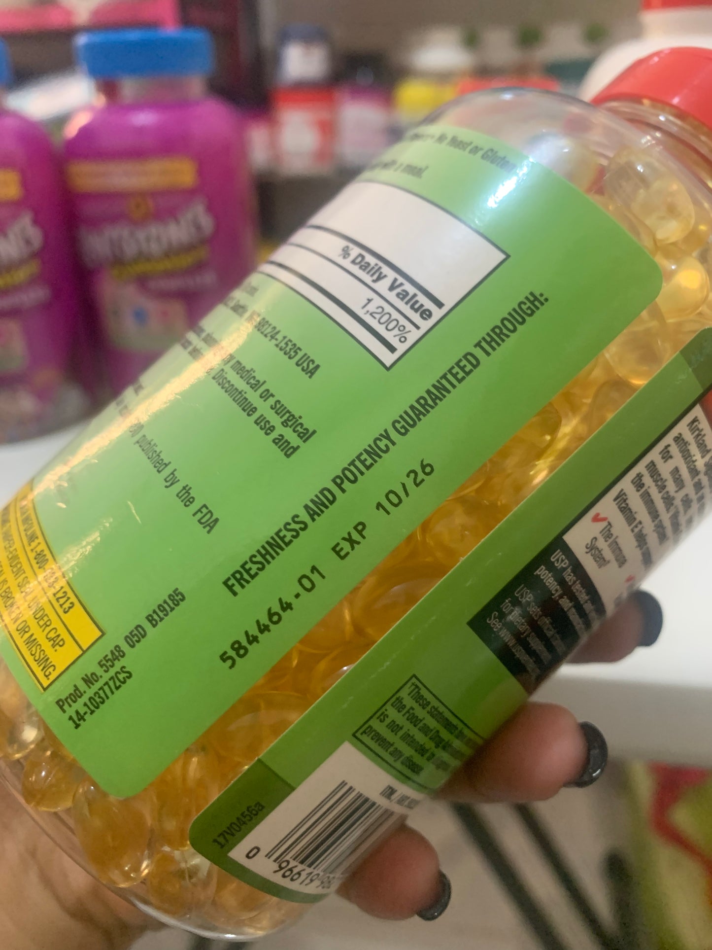Kirkland vitamin E 400 IU from US and Australia