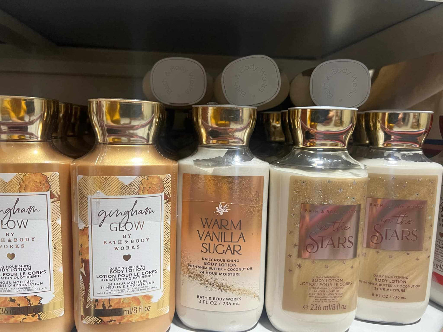 Bath and bodyworks lotion and body creams