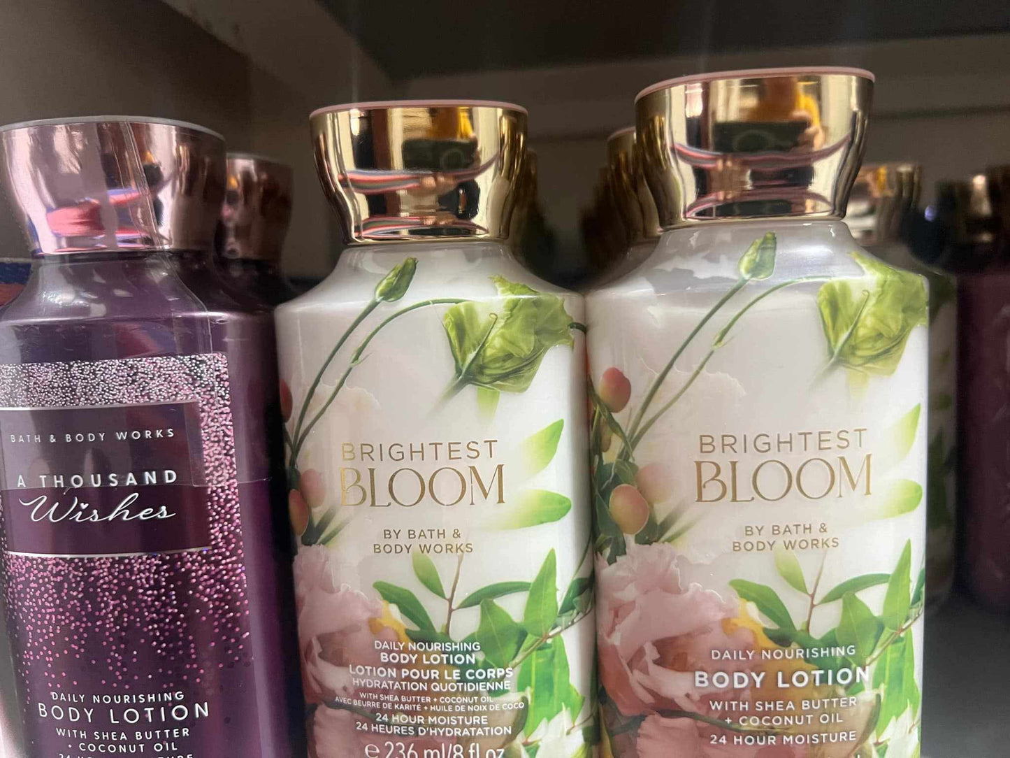 Bath and bodyworks lotion and body creams