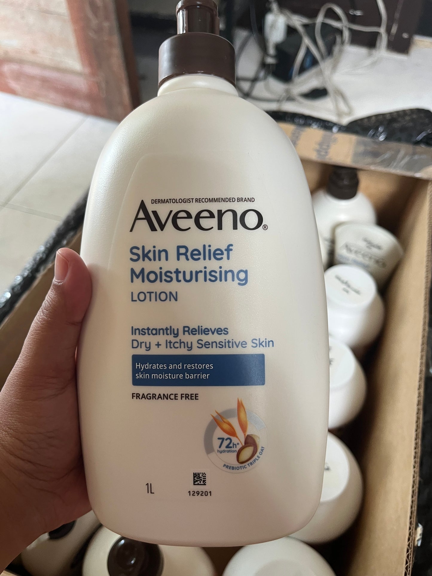 Aveeno lotions and creams
