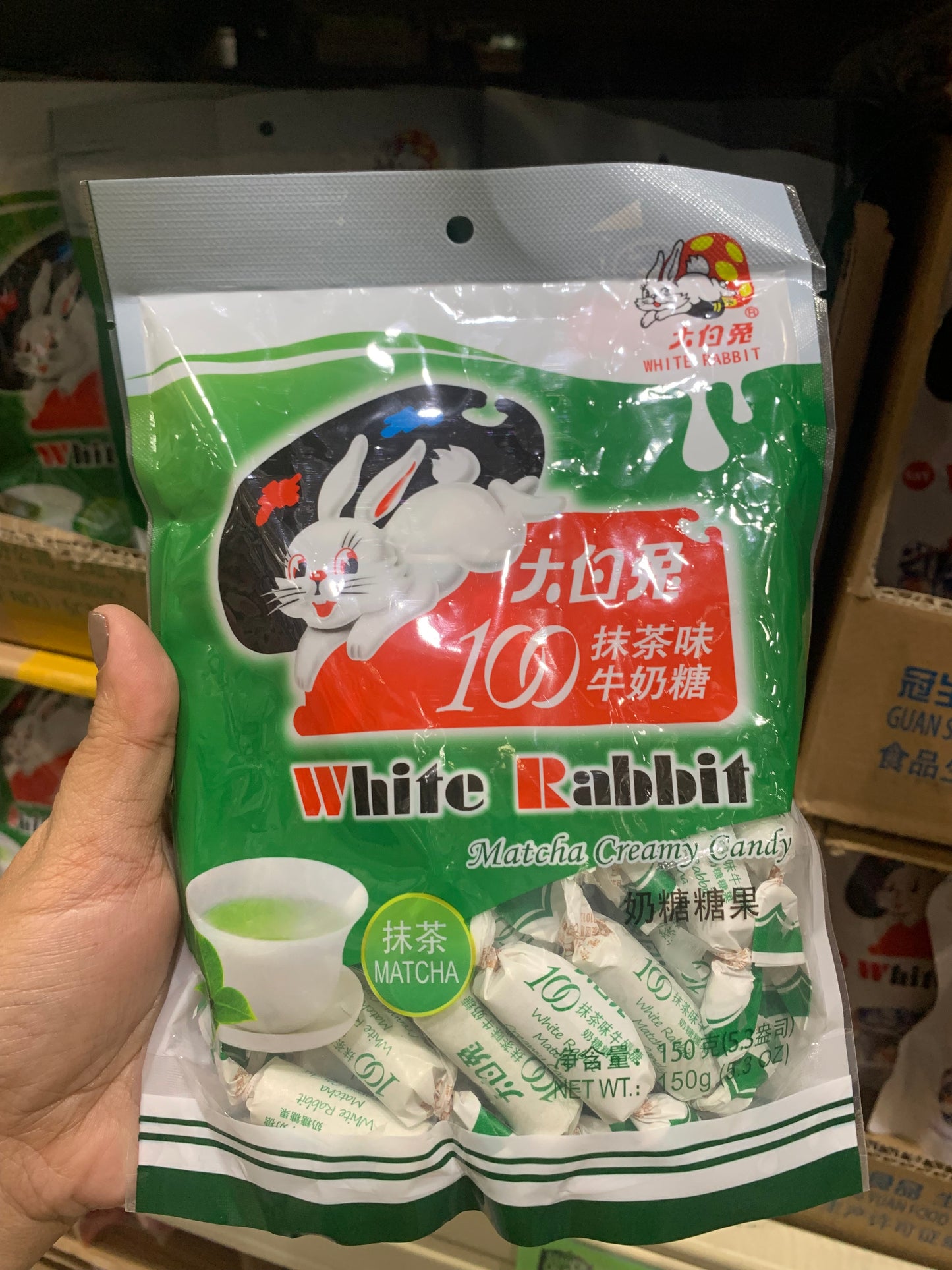 White rabbit creamy candy 150 grams pack