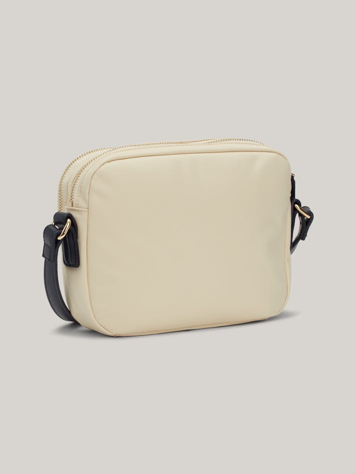 Tommy hilfiger camera bag nylon cream color