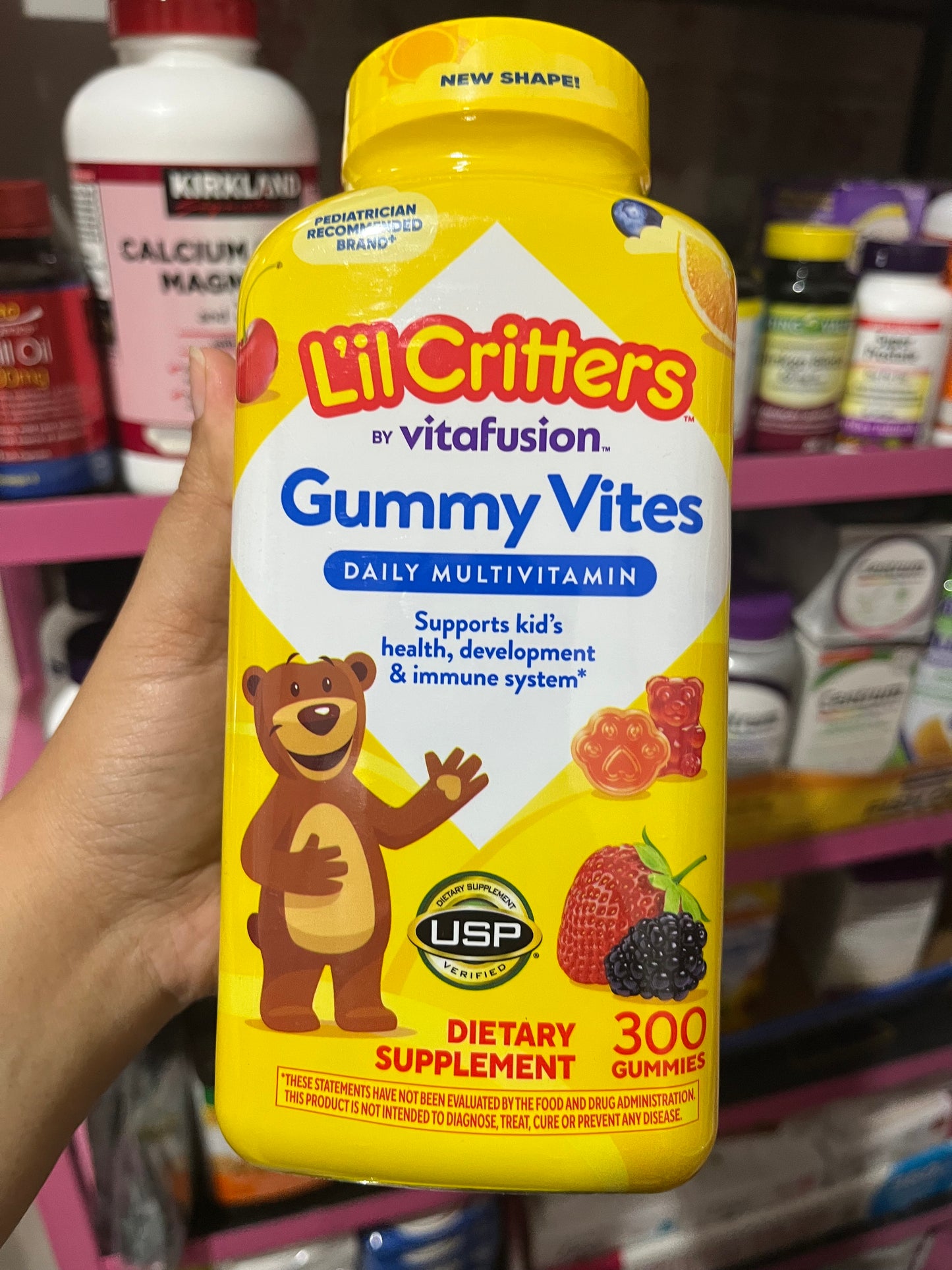 Lil critters gummyvites/ omega 3 / fiber gummies