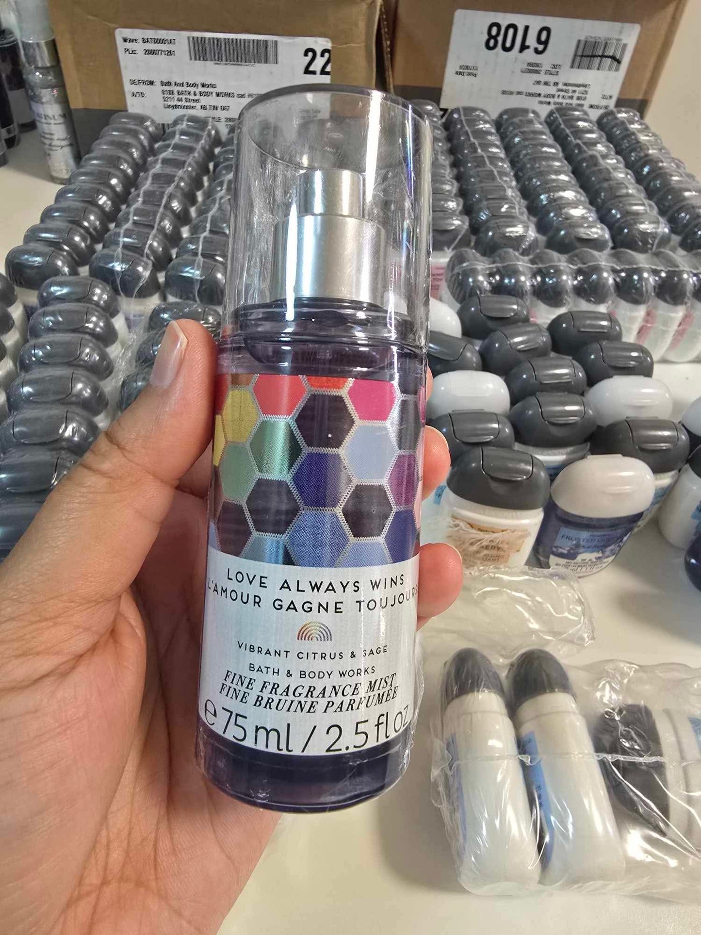 Bath and bodyworks travel size mist