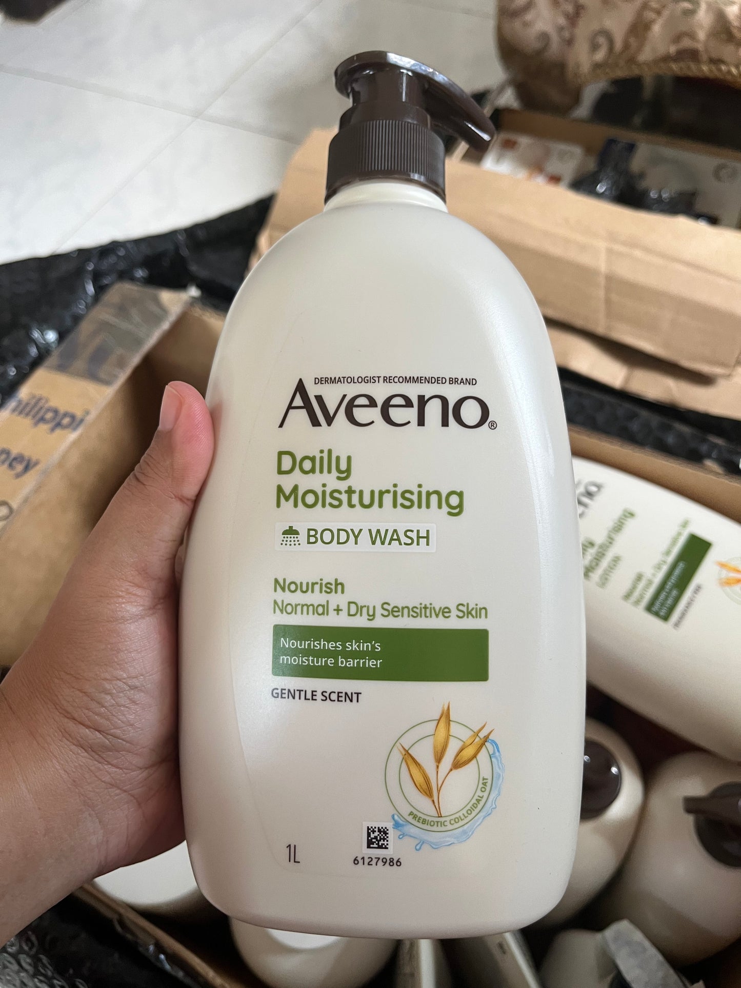 Aveeno lotions and creams