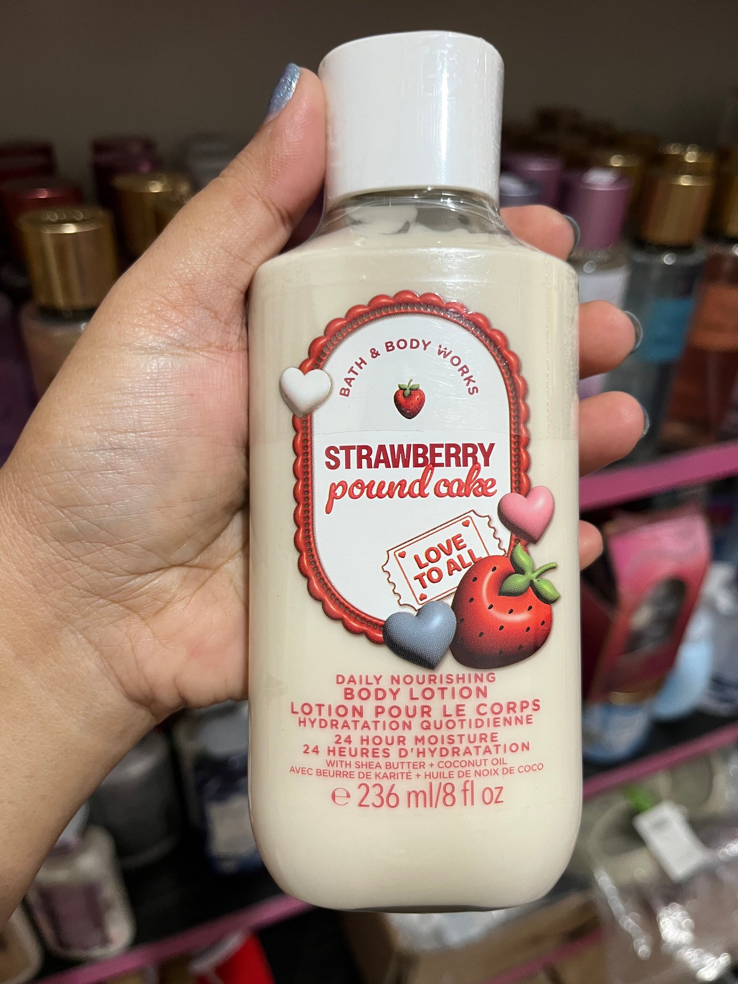 Bath and bodyworks lotion and body creams