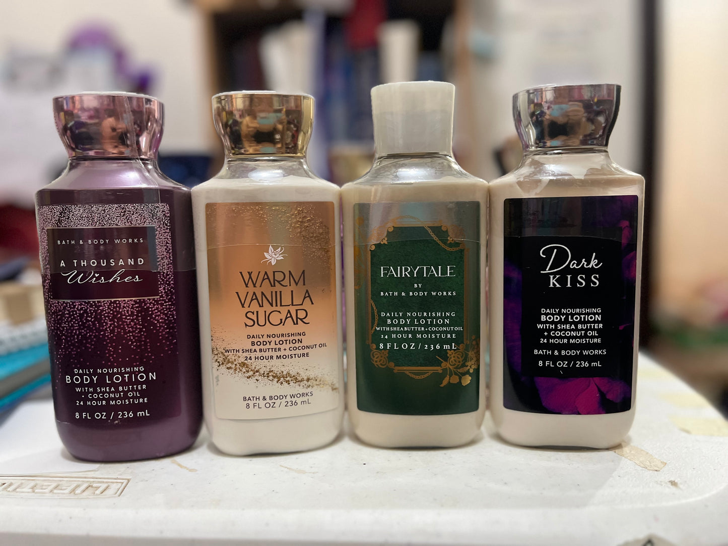 Bath and bodyworks lotion and body creams