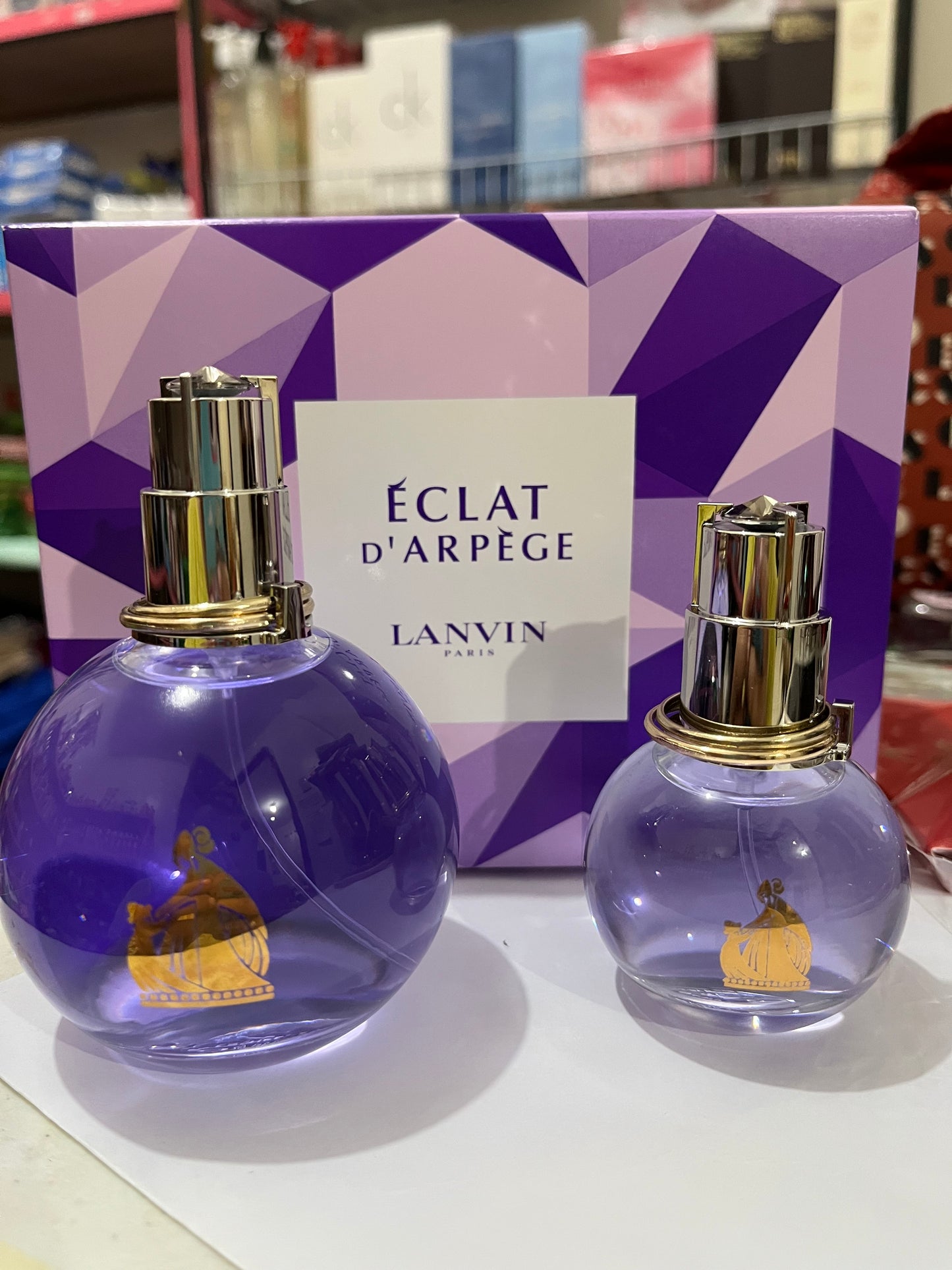 Eclat perfume (available as solo 100ml or set 100ml plus 30ml mini)