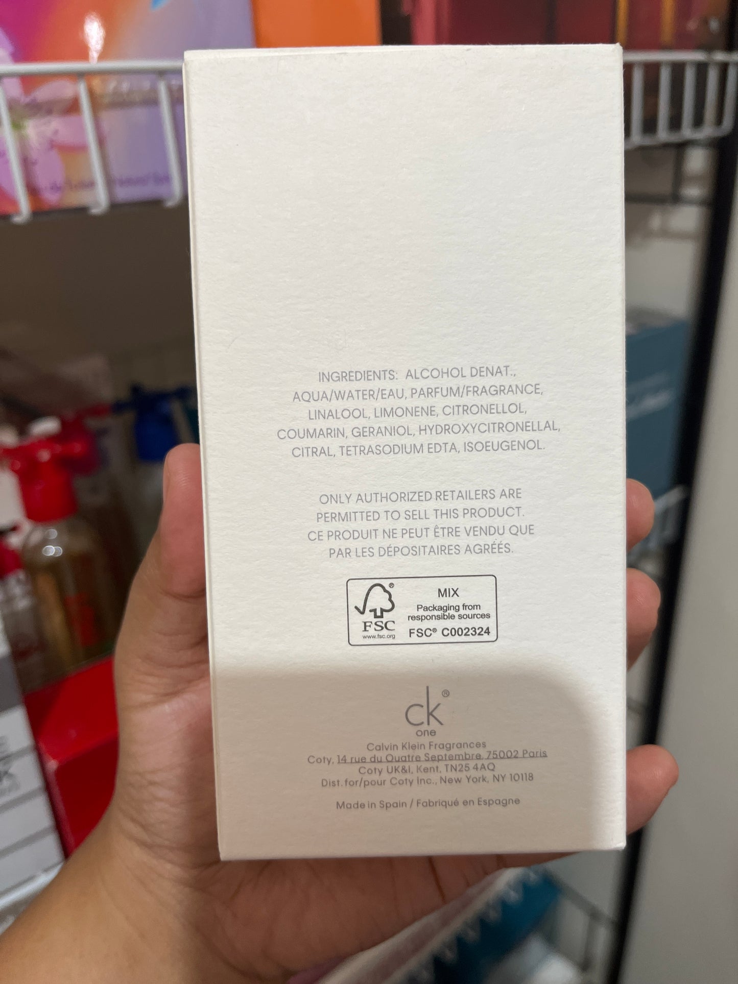 CK one 100ml