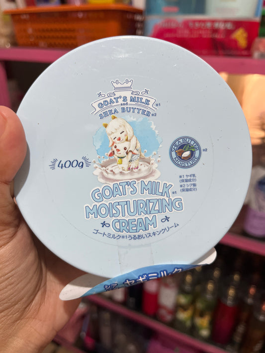 Goat’s milk moisturizing cream with shea butter