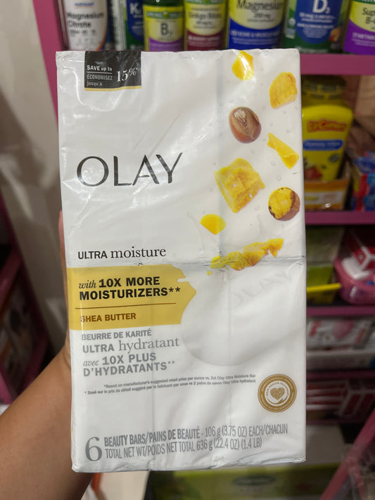 Olay ultra moisture beauty bar 106 grams x 6 pack