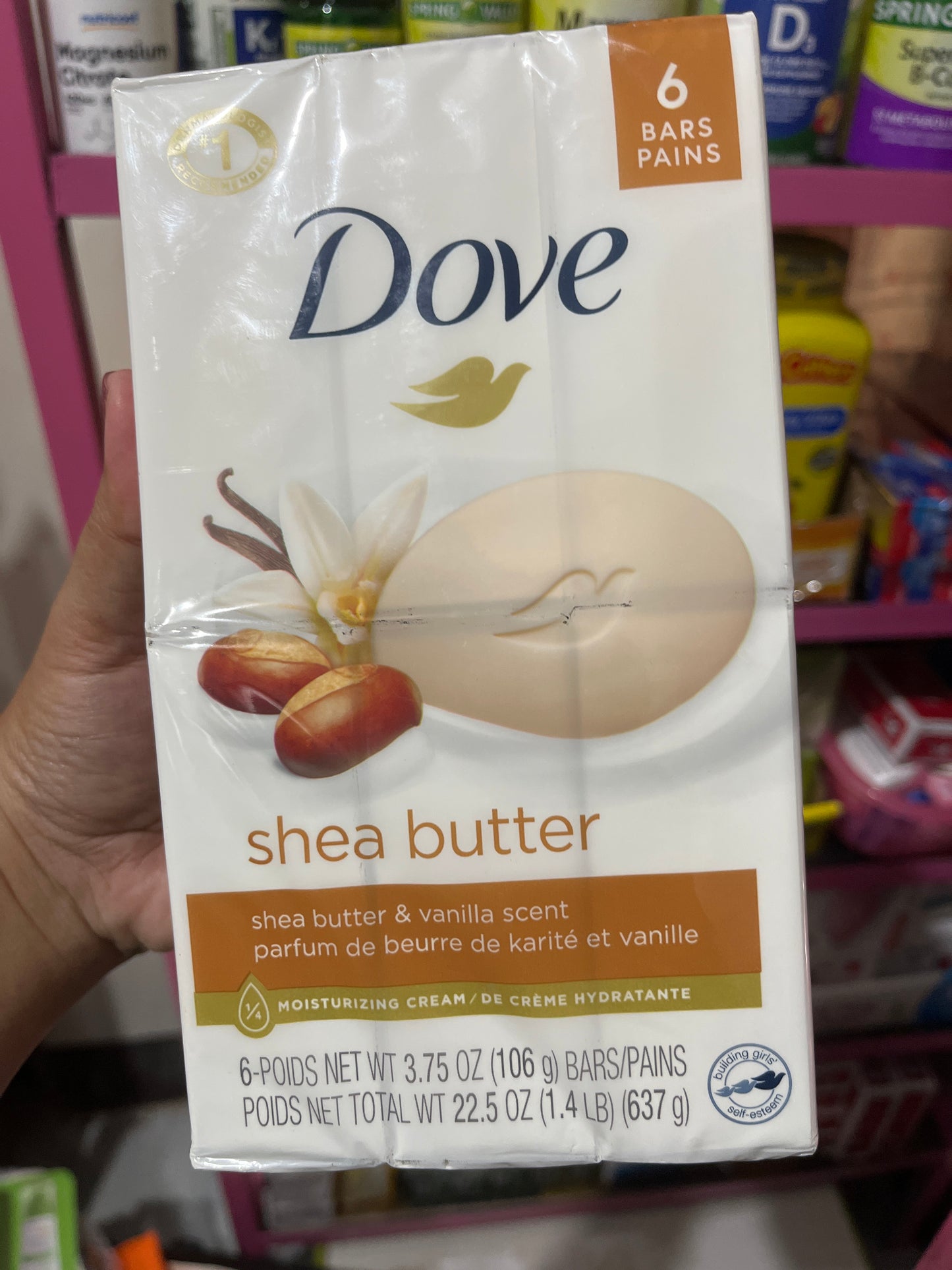 Dove Bar soaps 106 grams/125 grams bar by 4s and 6s