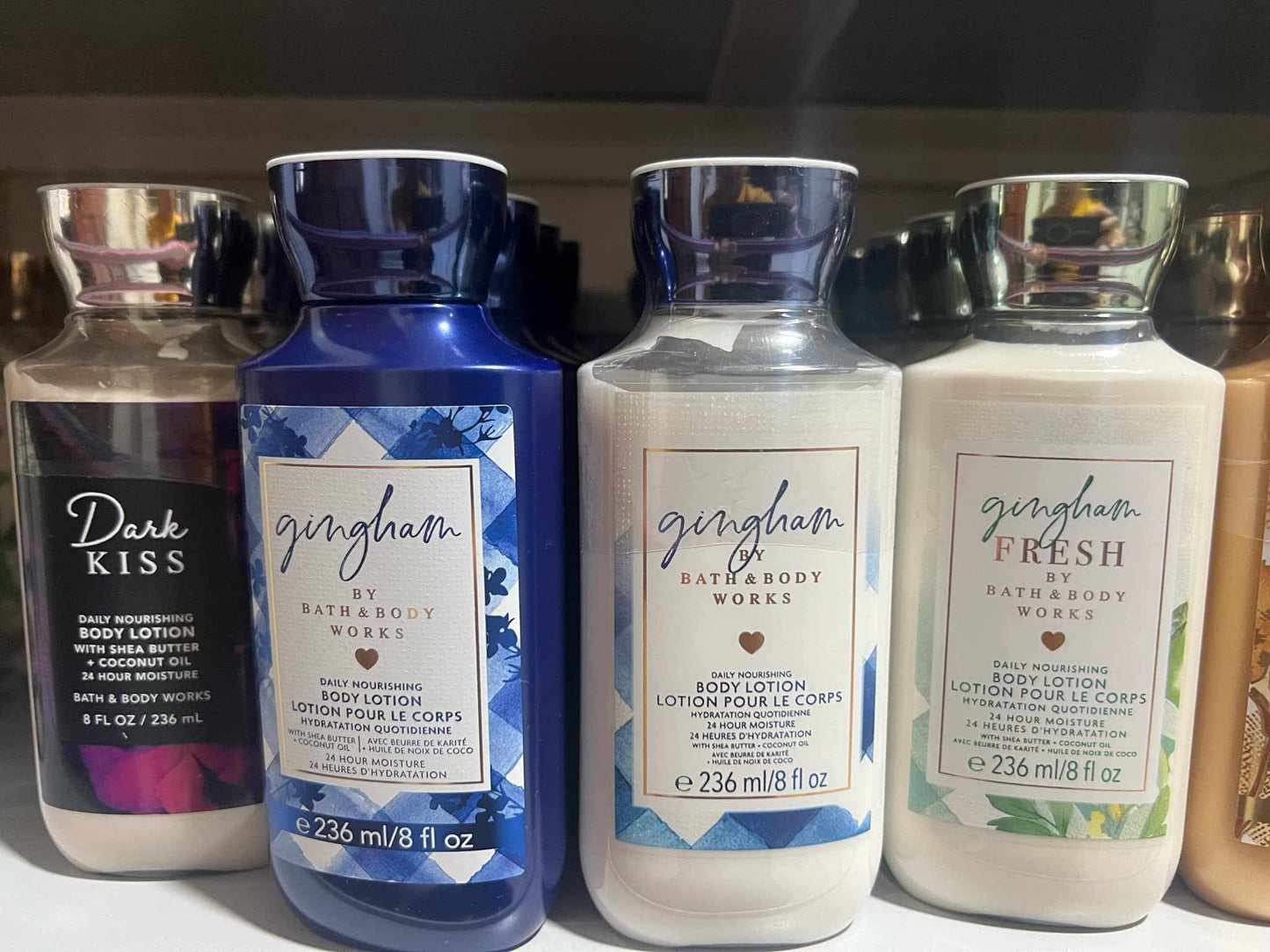 Bath and bodyworks lotion and body creams
