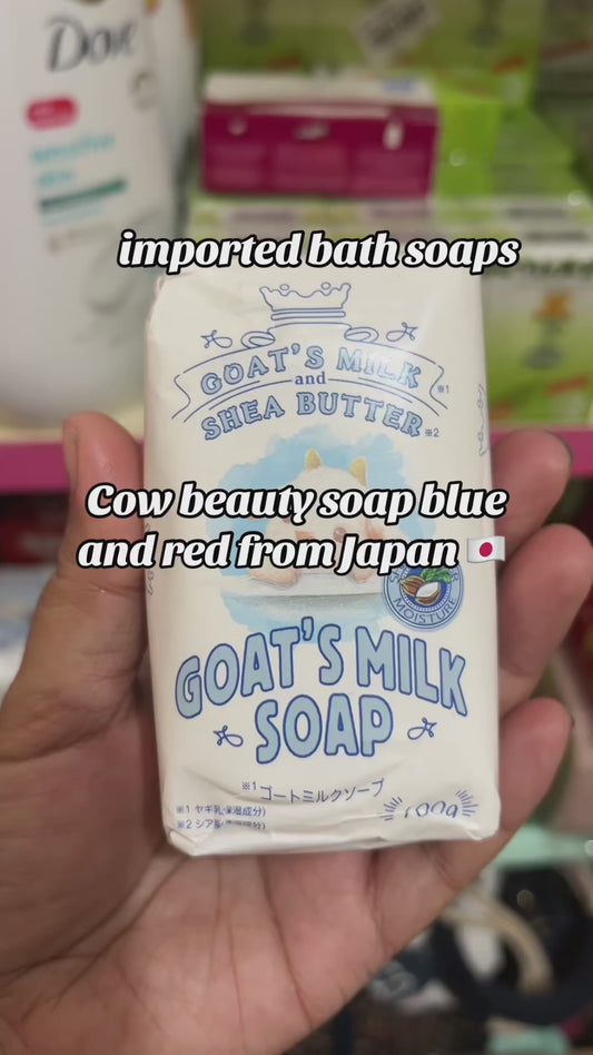 Goat milk soap with shea butter from Japan (sold per pack 6pcs)