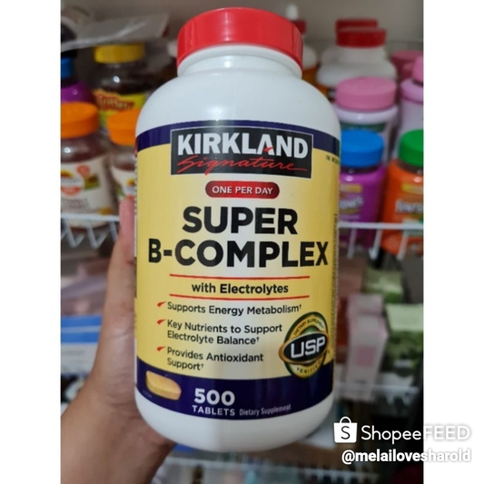 Kirkland Super B complex with Vitamin C and electrolytes from US and Japan