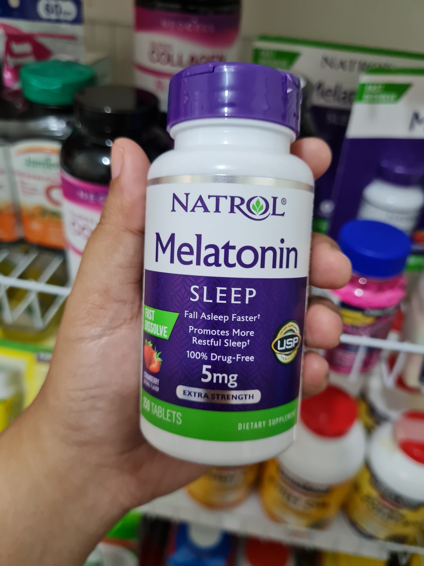 Natrol Melatonin 5mg fast dissolve 250count