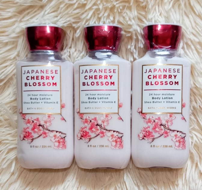 Bath and bodyworks lotion and body creams